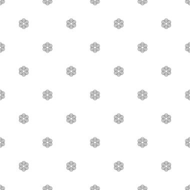 Kesintisiz beyaz siyah vektör arka plan dekoratif çiçeklerle