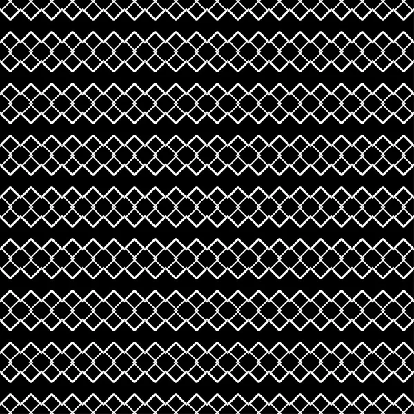 Безшовний чорно-білий декоративний векторний фон з абстрактним геометричним візерунком — стоковий вектор