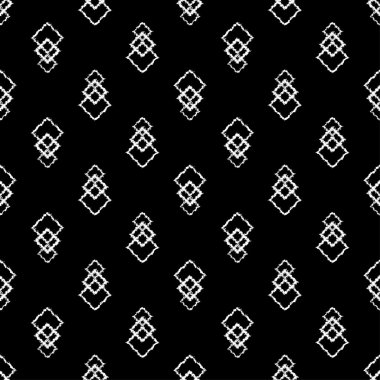 Seamless decorative vector background with abstract geometric. Print. Repeating background. Cloth design, wallpaper.