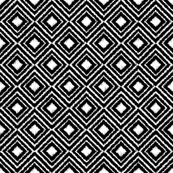 Seamless black and white decorative vector background. Print. Cloth design, wallpaper. — ストックベクタ