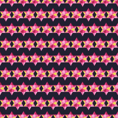 Seamless decorative vector background with abstract geometric pattern. Print. Cloth design, wallpaper.