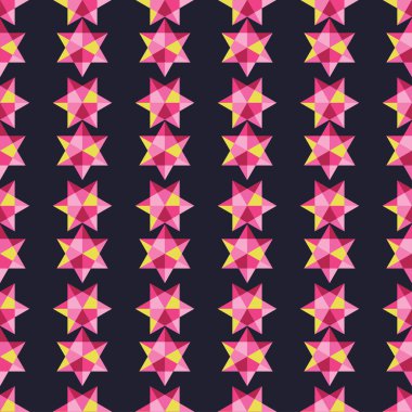 Seamless decorative vector background with abstract geometric pattern. Print. Cloth design, wallpaper.