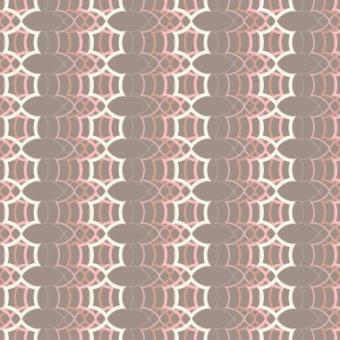 Seamless decorative vector background with abstract shapes. Print. Cloth design, wallpaper. Vintage.