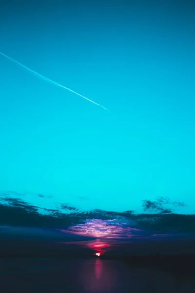 Foto Cores Céu Bela Paisagem Celestial — Fotografia de Stock