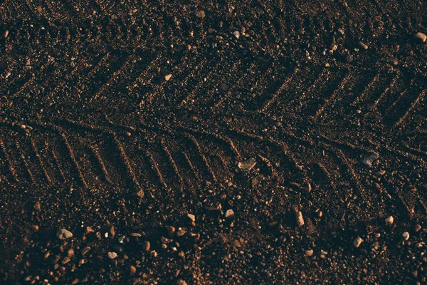 Tekstura Piaszczystej Plaży Zbliżenie Abstrakcyjne Tło Oceanie — Zdjęcie stockowe