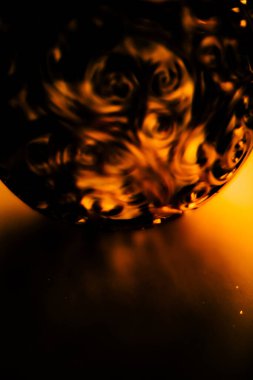 Soyut turuncu arka plan, güzel bulanıklık ve bokeh. yaratıcı ve sanat dokusu