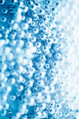 Soyut mavi bokeh arkaplanı