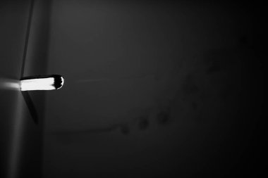 Palo Santo 'nun tütsüsü, siyah beyaz duman, sanat siyah beyaz fotoğraf