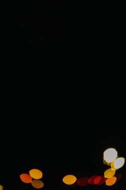 gece soyut bulanık şehir arkaplanı