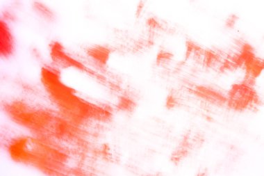 soyut turuncu arkaplan, bulanık ve belirsiz izler ve çizgiler, boya dokusu örtüsü, grafiklerde soyutlama