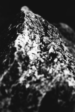 soyut kaya arkaplanı, dağlar ve doku elementleri taşların yakın çekim, siyah ve beyaz dokusu