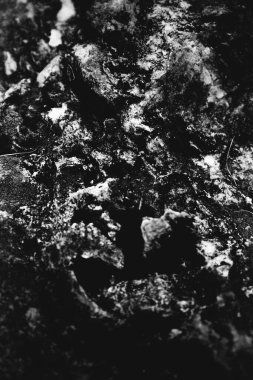 soyut kaya arkaplanı, dağlar ve doku elementleri taşların yakın çekim, siyah ve beyaz dokusu