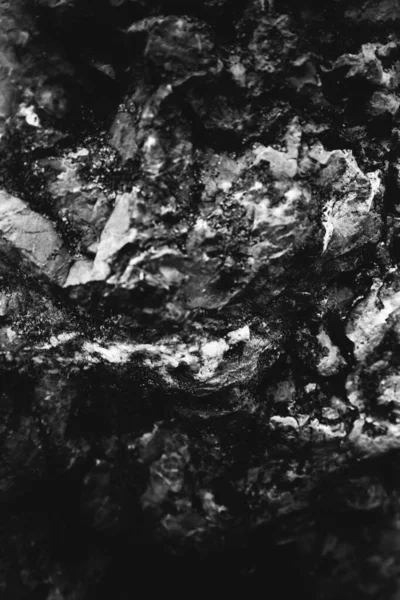 black and white stone texture, rocks and mountains close-up