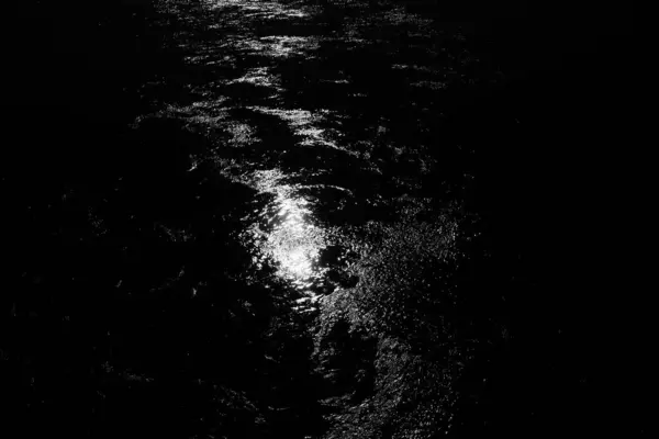 Wzory Piaszczystej Plaży Odpływie Oceanie Czerń Biel Abstrakcyjne Tło Piasku — Zdjęcie stockowe