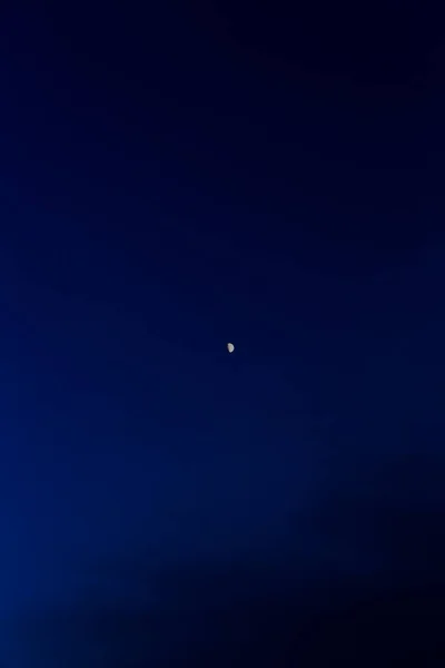 Setengah Bulan Langit Indah Lanskap Bulan — Stok Foto