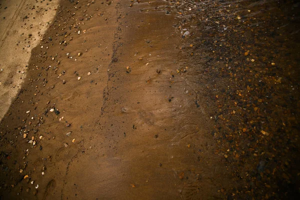 Spiaggia Sabbiosa California Onde Sabbia — Foto Stock