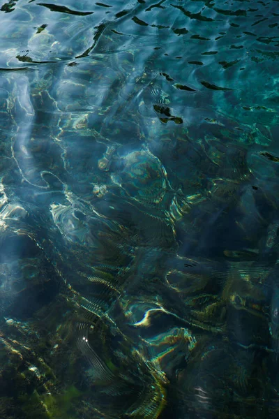 Lago Azul Kazan Textura Mais Pura Água Azul — Fotografia de Stock