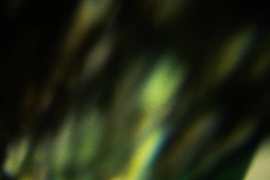 soyut yeşil bokeh arkaplan, bir ışık ve parıltı oyunu, gerçek bir yumuşak odak arkaplanı