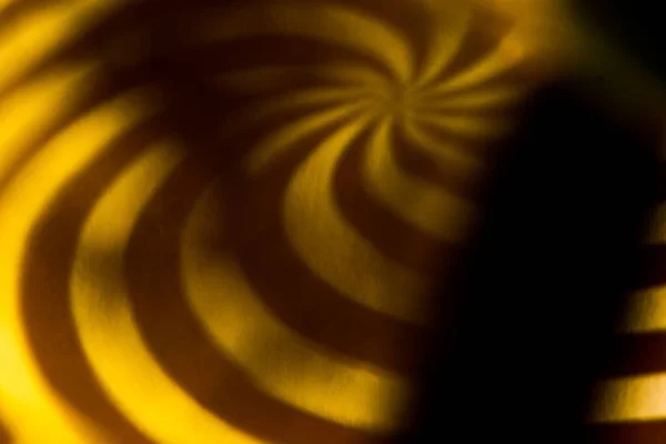 Cor Espiral Close Desfocado Gráfico Amarelo Fundo — Fotografia de Stock