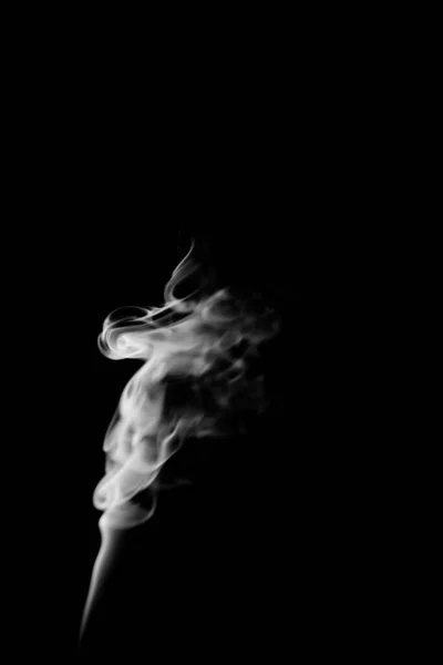 Smoke Clouds Black Background White Patterns Vape Cigarettes Art Photos — Stock Photo, Image