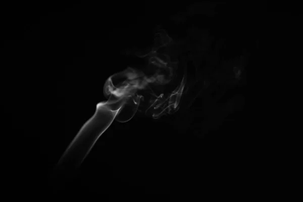 Smoke Clouds Black Background White Patterns Vape Cigarettes Art Photos — Stock Photo, Image