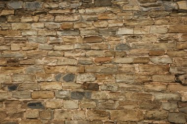 Antik kaldırım taşlarının dokusu. tuğla duvar