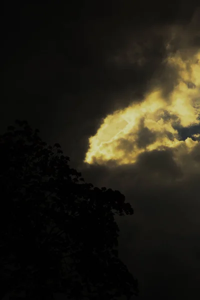 Quadro Abstrato Céu Nuvens Bonitas Cor — Fotografia de Stock