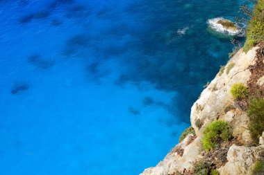 Kıyı su, Zakynthos Island, Yunanistan