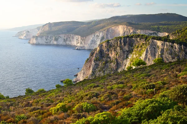 Βράχια του κεριού με τη δύση του ηλίου, Ζάκυνθος, Ελλάδα — Φωτογραφία Αρχείου