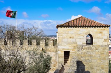 Castelo de sao jorge Lizbon, Portekiz