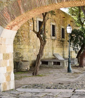 Castelo de sao jorge Lizbon, Portekiz