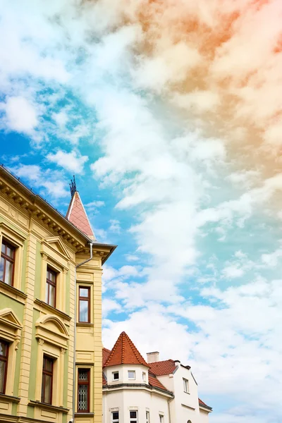 A detail of villa with blue sky — Stock Photo, Image