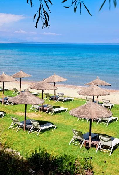 Lettini sulla spiaggia di Zante, Grecia — Foto Stock