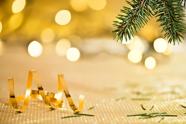 Christmas background with needles — Stock Photo, Image