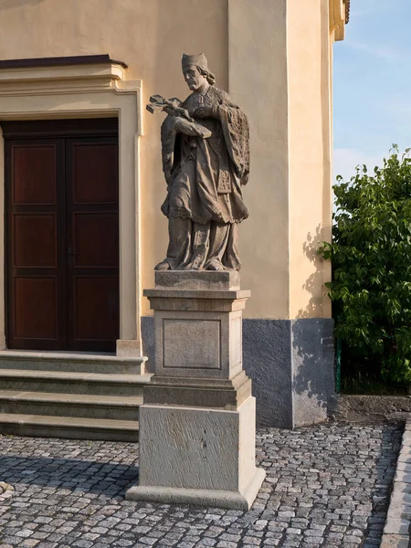 Estátua São João Nepomuk República Checa — Fotografia de Stock