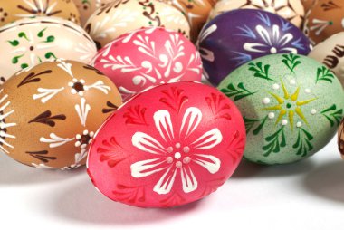 boyalı Paskalya yumurtaları