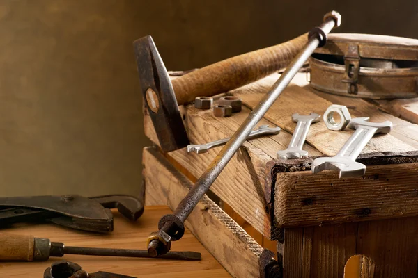 Oude tools — Stockfoto