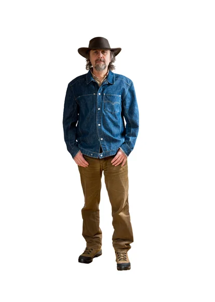 Un hombre con sombrero — Foto de Stock