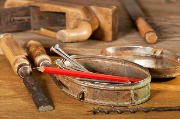 Oude tools — Stockfoto