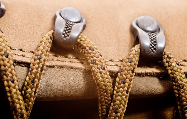 Detail of walking boots — Stock Photo, Image