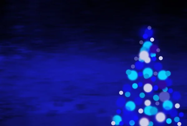 Blaue Weihnachten — Stockfoto
