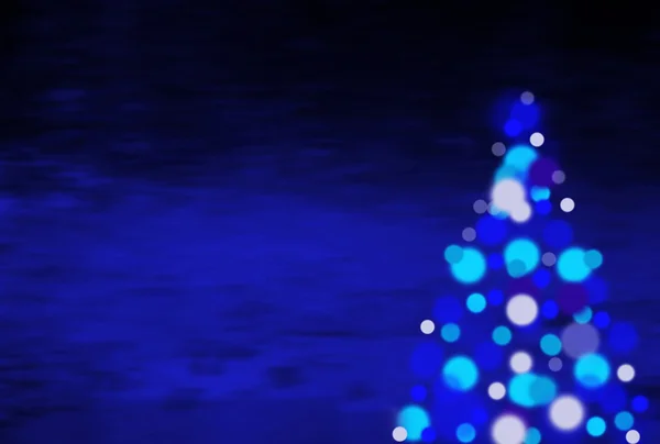 Blue christmas background — Stock Photo, Image