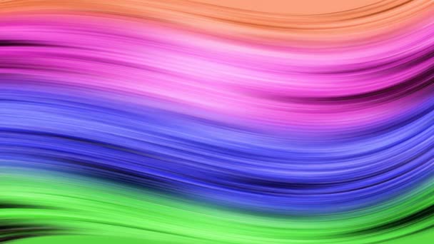 Las ondas de color cambian los colores en todo el espectro — Vídeos de Stock