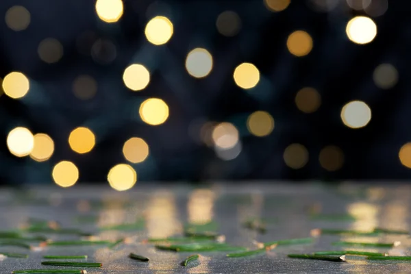 Fundo de natal com agulhas — Fotografia de Stock