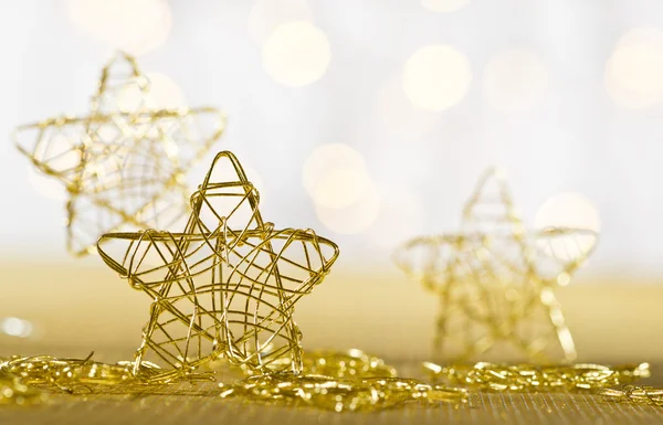 Christmas star on the white background — Stock Photo, Image