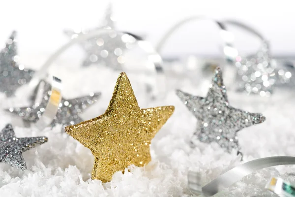 Fondo de Navidad con estrellas de Navidad — Foto de Stock