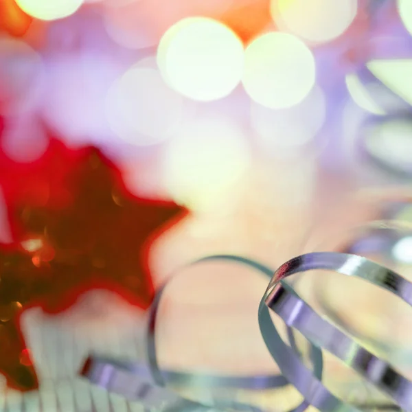 Vánoční dekorace s hvězdou — Stock fotografie