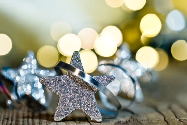 Fundo de Natal com estrela — Fotografia de Stock