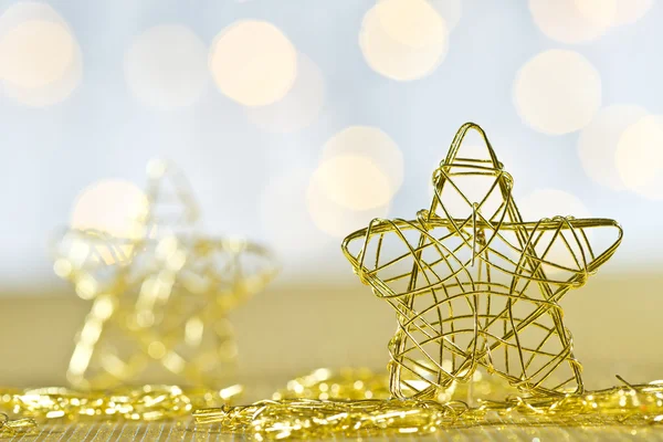 Estrela de Natal no fundo branco — Fotografia de Stock