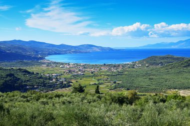 Görünüm Anemodouri Hill, Zakynthos, Yunanistan